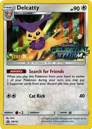 Delcatty - SM132 (Prerelease) [Staff] [SM Promos] SM132