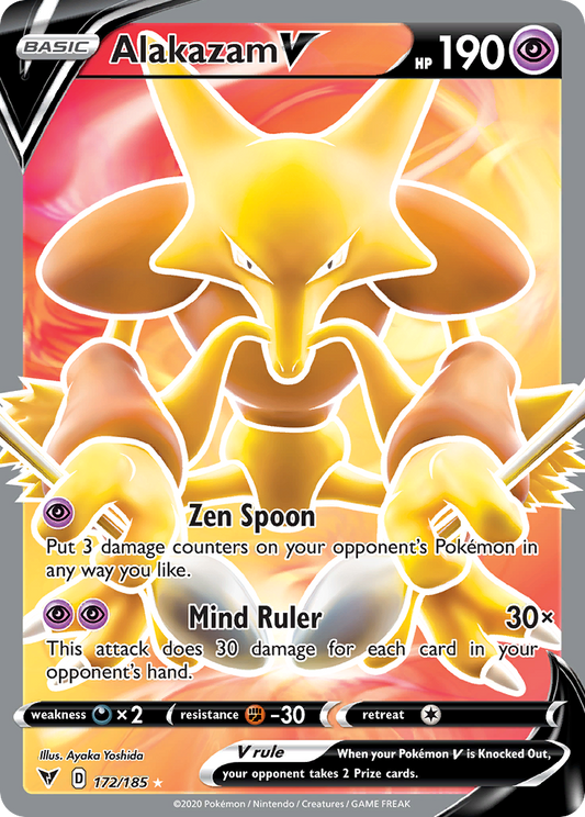 Alakazam V - 172/185 Vivid Voltage