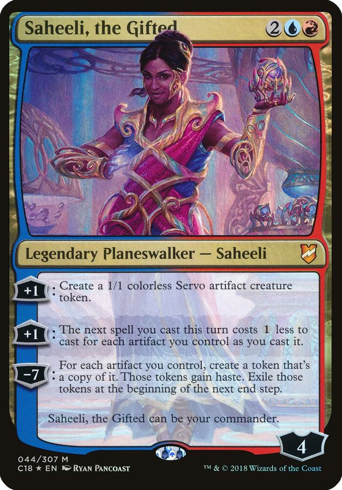 Saheeli, the Gifted (Commander 2018) [Oversize Cards] 44