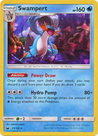 Swampert - 35/168 (SM Celestial Storm) [Deck Exclusives] 035/168