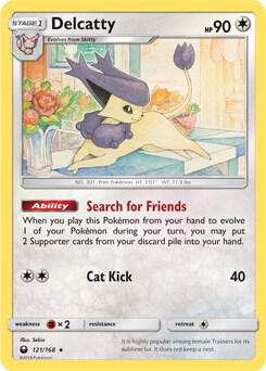 Delcatty - 121/168 (SM Celestial Storm) [Deck Exclusives] 121/168