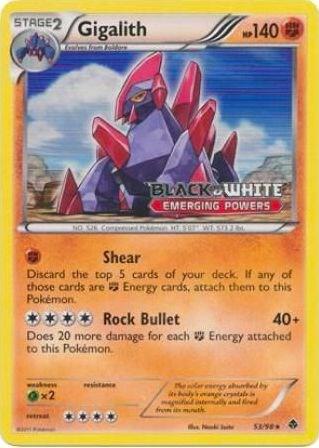 Gigalith - 53/98 (Prerelease) [Black and White Promos] 53/98