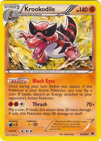 Krookodile - 62/98 (BW Emerging Powers) [Deck Exclusives] 062/098