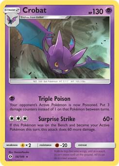 Crobat - 56/149 (Cosmos Holo) [Blister Exclusives] 056/149