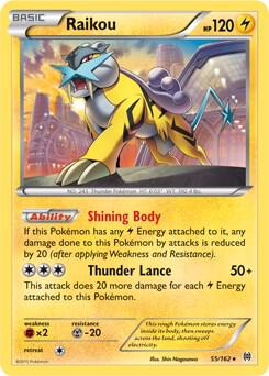 Raikou - 55/162 (Cosmos Holo) [Blister Exclusives] 055/162