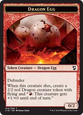 Dragon Egg // Dragon Double-Sided Token [Commander 2018] 10 // 11