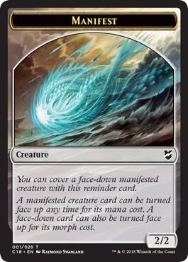 Manifest // Angel Double-Sided Token [Commander 2018] 1 // 3
