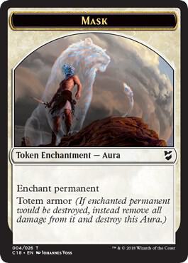 Mask // Soldier Double-Sided Token [Commander 2018] 4 // 6