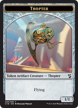 Thopter (025) // Servo Double-Sided Token [Commander 2018] 25 // 24