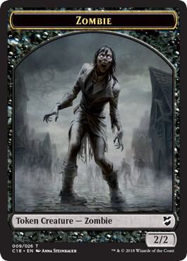 Zombie // Shapeshifter Double-Sided Token [Commander 2018] 9 // 2