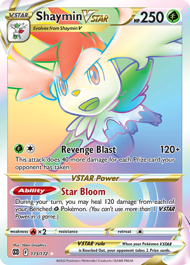 Shaymin VSTAR - 173/172 Brilliant Stars