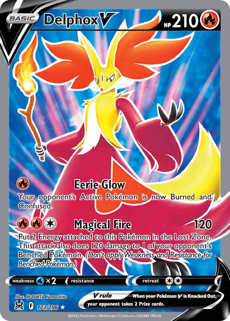 Delphox V - 173/196 Lost Origin