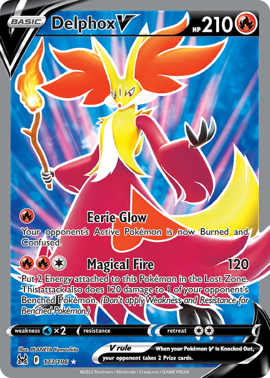 Delphox V - 173/196 Lost Origin