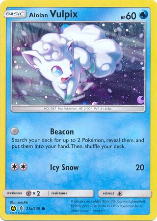 Alolan Vulpix - 21a/145 [Alternate Art Promos] 021a/145