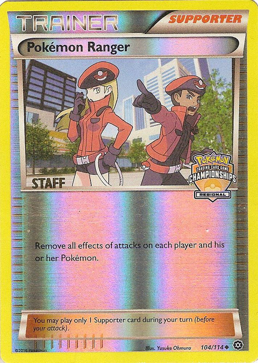 Pokemon Ranger - 104/114 (Regional Championships) [Staff] [League & Championship Cards] 104/114