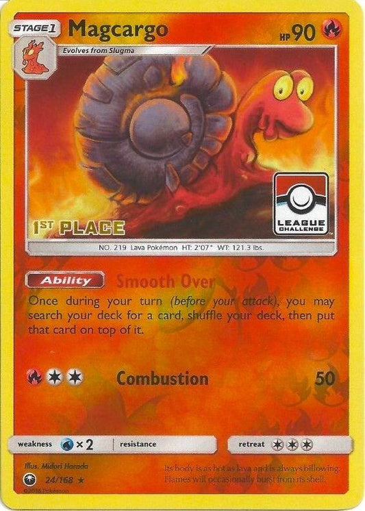 Magcargo - 24/168 (League Challenge) [1st Place] [League & Championship Cards] 024/168