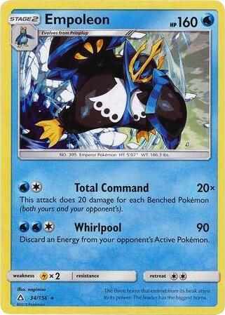 Empoleon - 34/156 (Cracked Ice Holo) [Deck Exclusives] 034/156