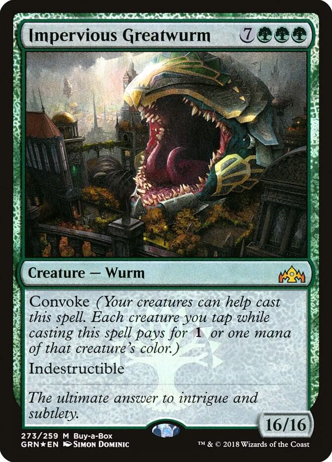 Impervious Greatwurm [Buy-A-Box Promos] 273