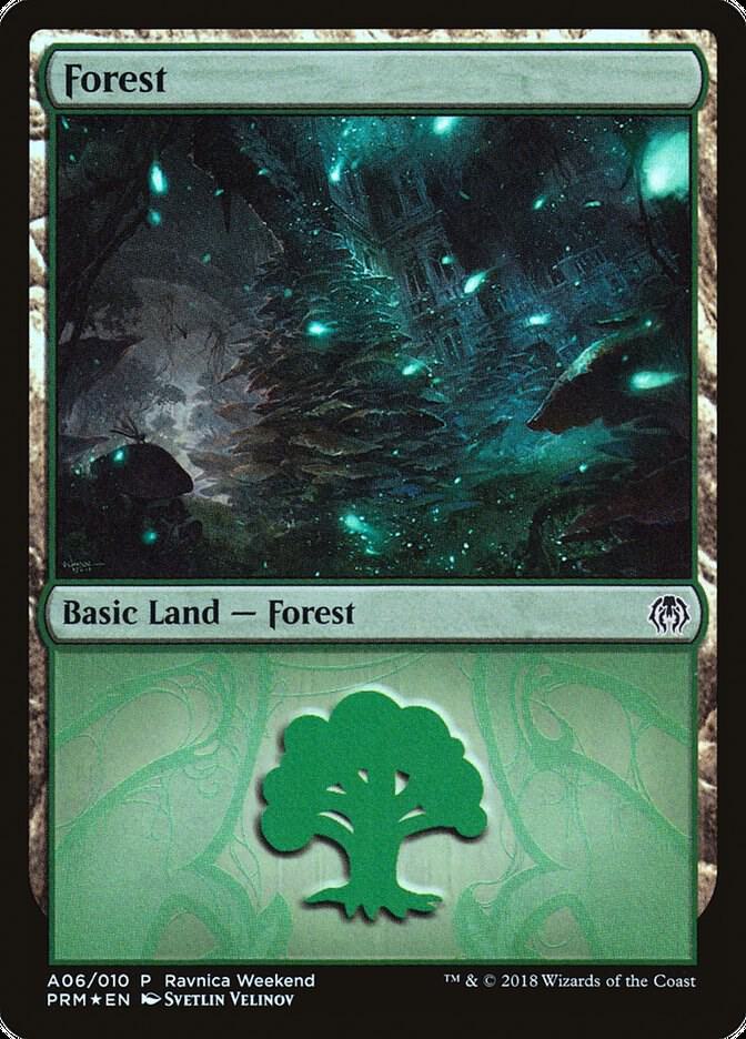 Forest - Golgari (A06) [Launch Party & Release Event Promos] 6