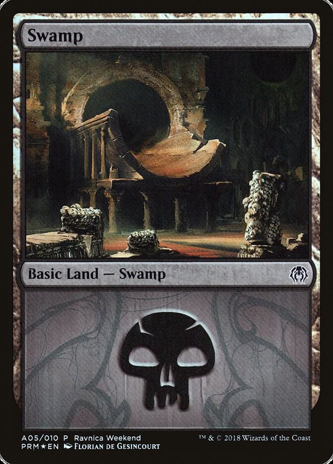 Swamp - Golgari (A05) [Launch Party & Release Event Promos] 5