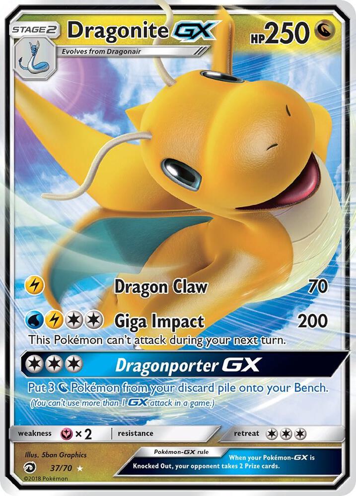Dragonite GX [Dragon Majesty] 37/70