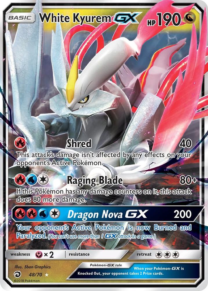 White Kyurem GX [Dragon Majesty] 48/70