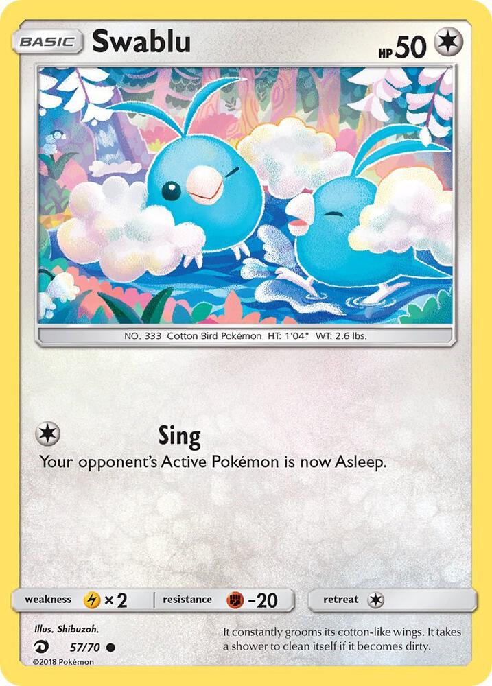Swablu (57) [Dragon Majesty] 57/70