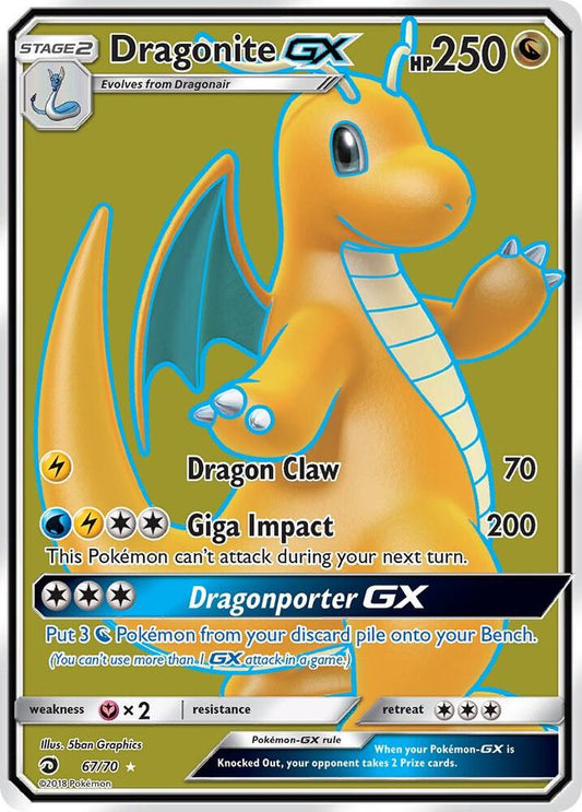 Dragonite GX (Full Art) [Dragon Majesty] 67/70