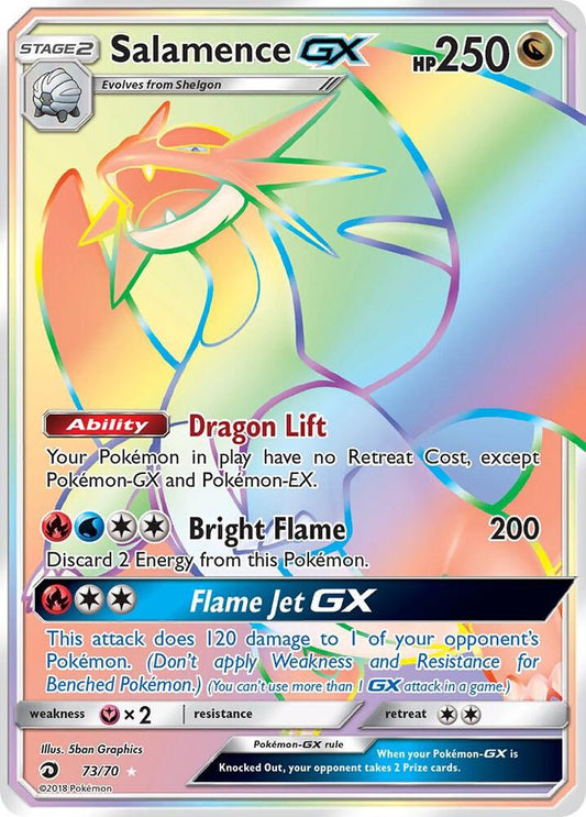 Salamence GX (Secret) [Dragon Majesty] 73/70