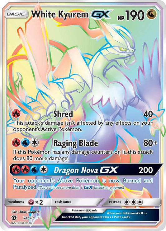 White Kyurem GX (Secret) [Dragon Majesty] 74/70