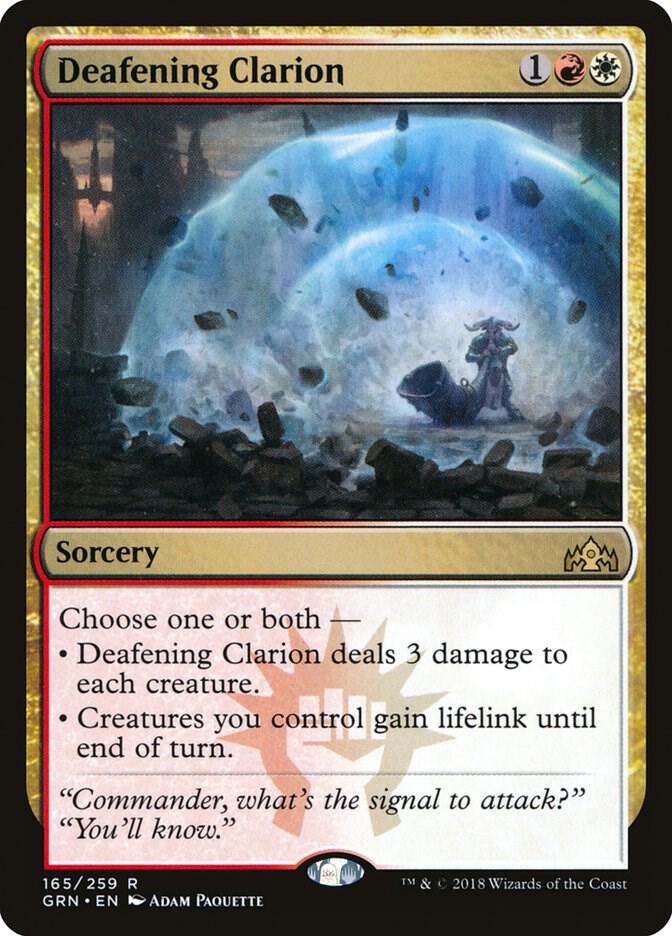 Deafening Clarion [Guilds of Ravnica] 165