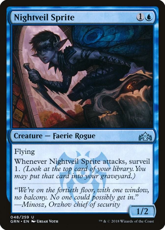 Nightveil Sprite [Guilds of Ravnica] 48