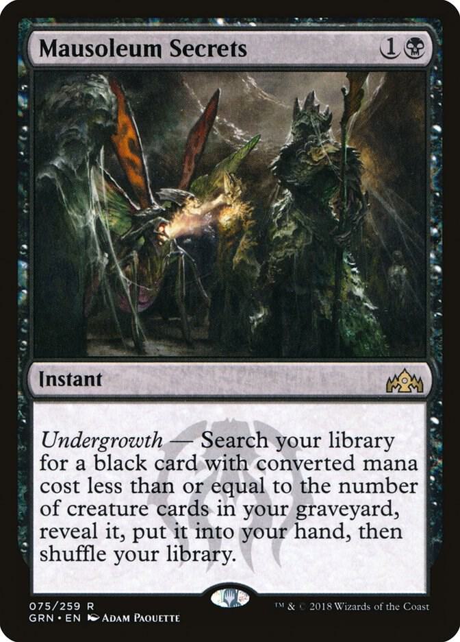 Mausoleum Secrets [Guilds of Ravnica] 75