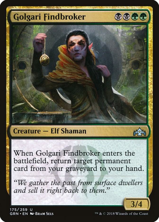 Golgari Findbroker [Guilds of Ravnica] 175