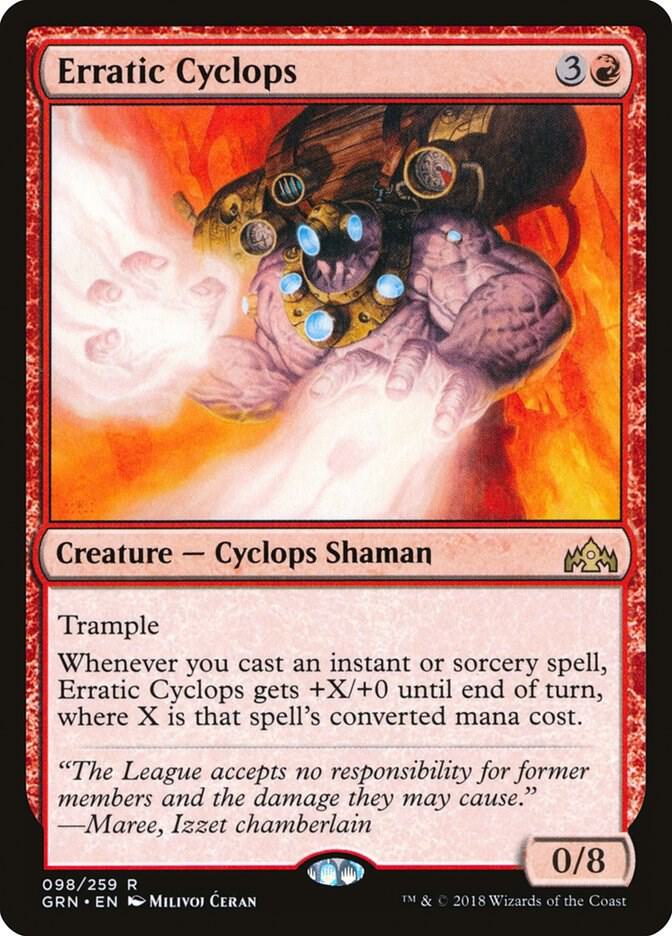 Erratic Cyclops [Guilds of Ravnica] 98