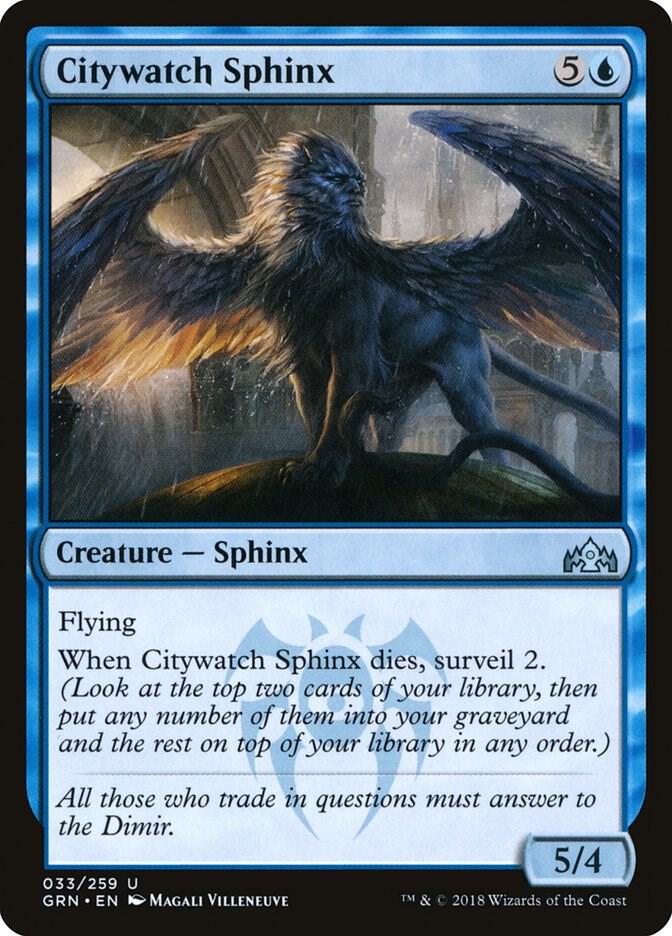 Citywatch Sphinx [Guilds of Ravnica] 33