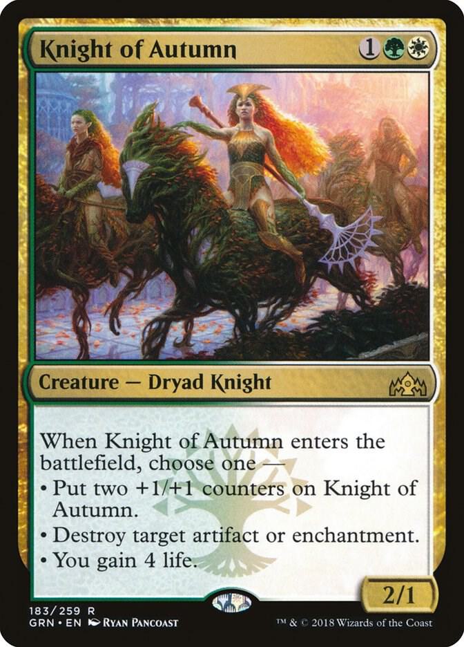 Knight of Autumn [Guilds of Ravnica] 183