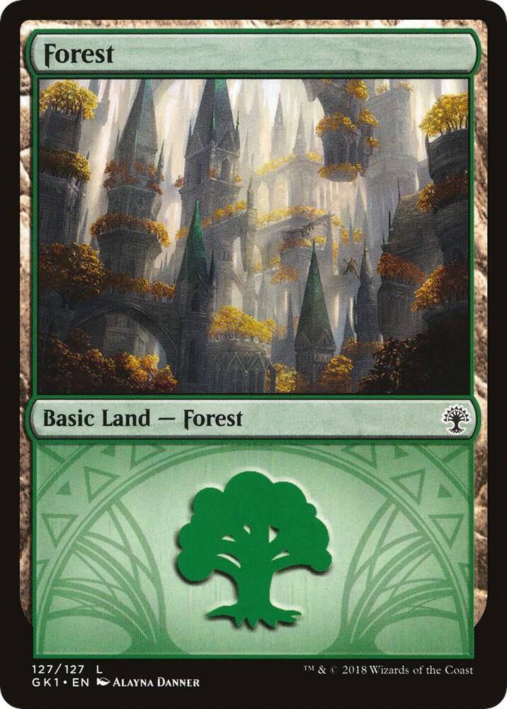 Forest (127) [Guilds of Ravnica: Guild Kits] 127