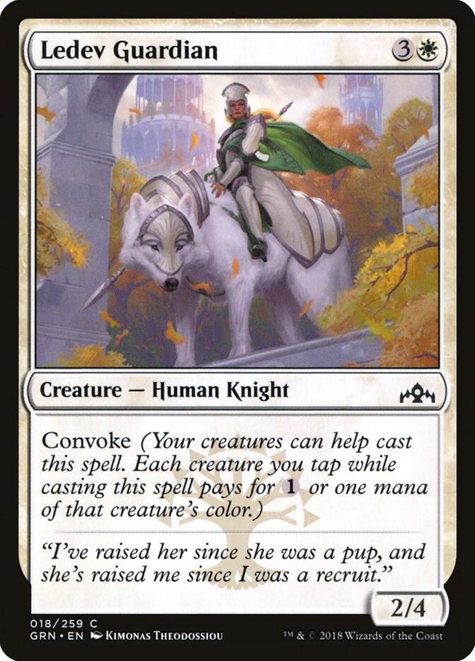 Ledev Guardian [Guilds of Ravnica] 18
