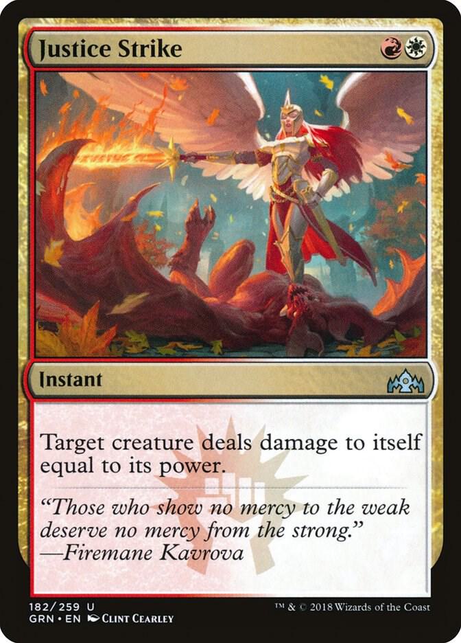 Justice Strike [Guilds of Ravnica] 182