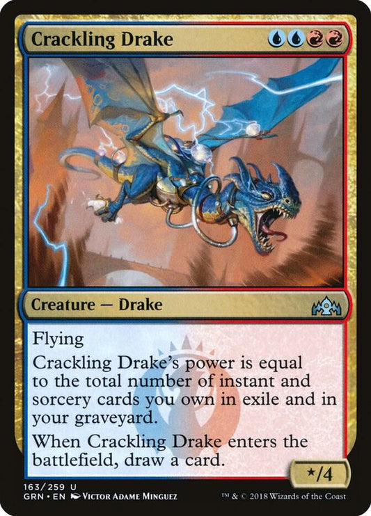 Crackling Drake [Guilds of Ravnica] 163
