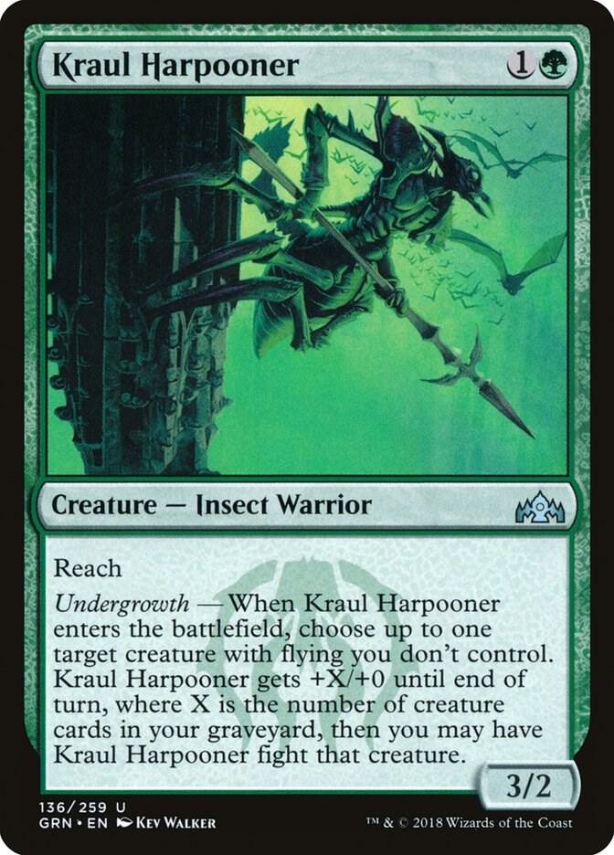 Kraul Harpooner [Guilds of Ravnica] 136