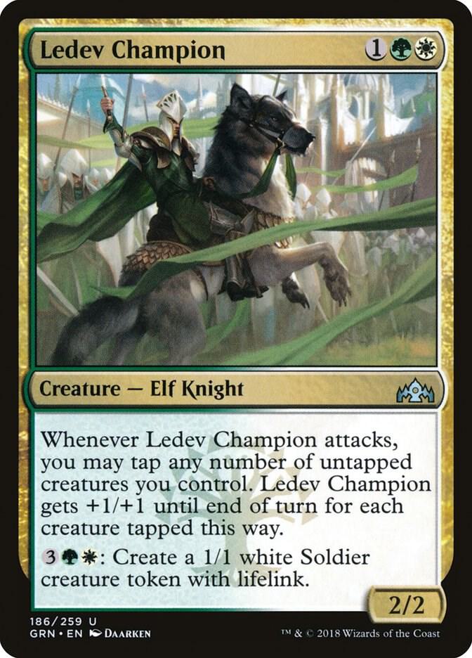 Ledev Champion [Guilds of Ravnica] 186
