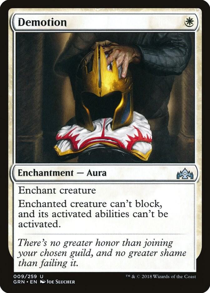 Demotion [Guilds of Ravnica] 9