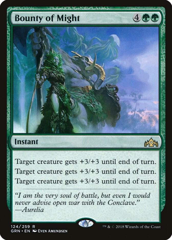 Bounty of Might [Guilds of Ravnica] 124