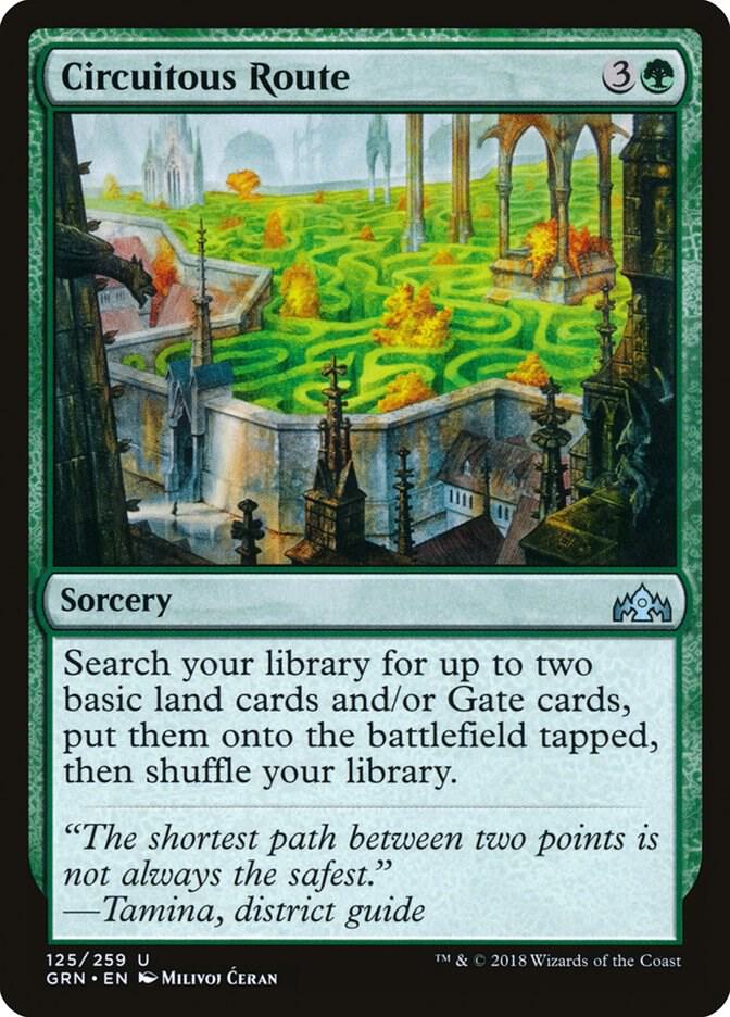 Circuitous Route [Guilds of Ravnica] 125