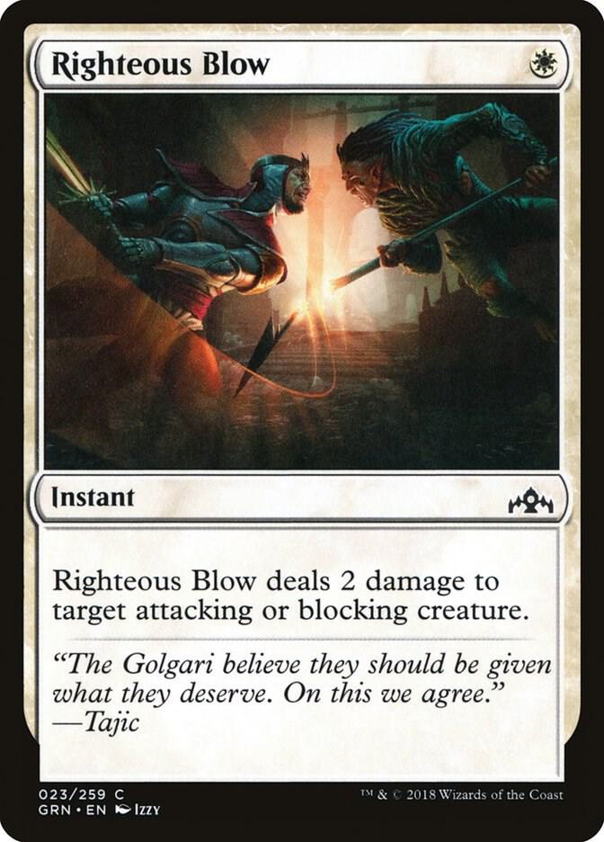 Righteous Blow [Guilds of Ravnica] 23