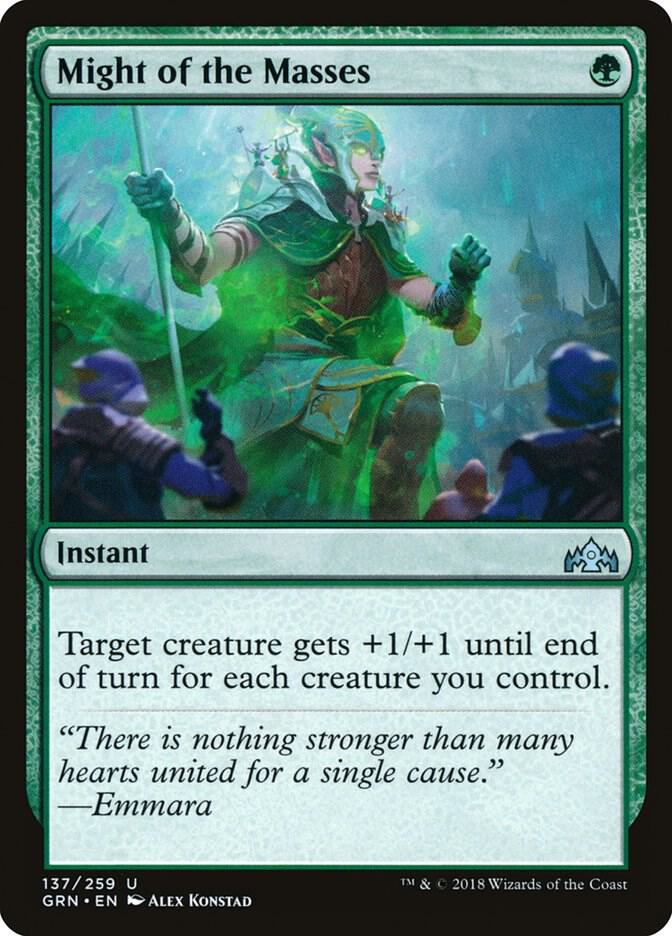Might of the Masses [Guilds of Ravnica] 137