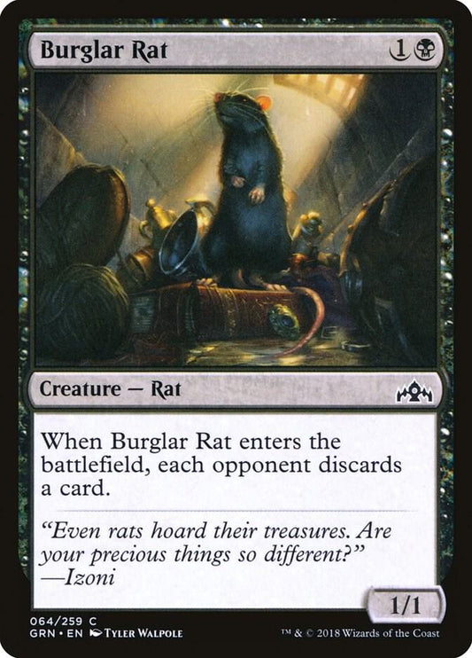 Burglar Rat [Guilds of Ravnica] 64