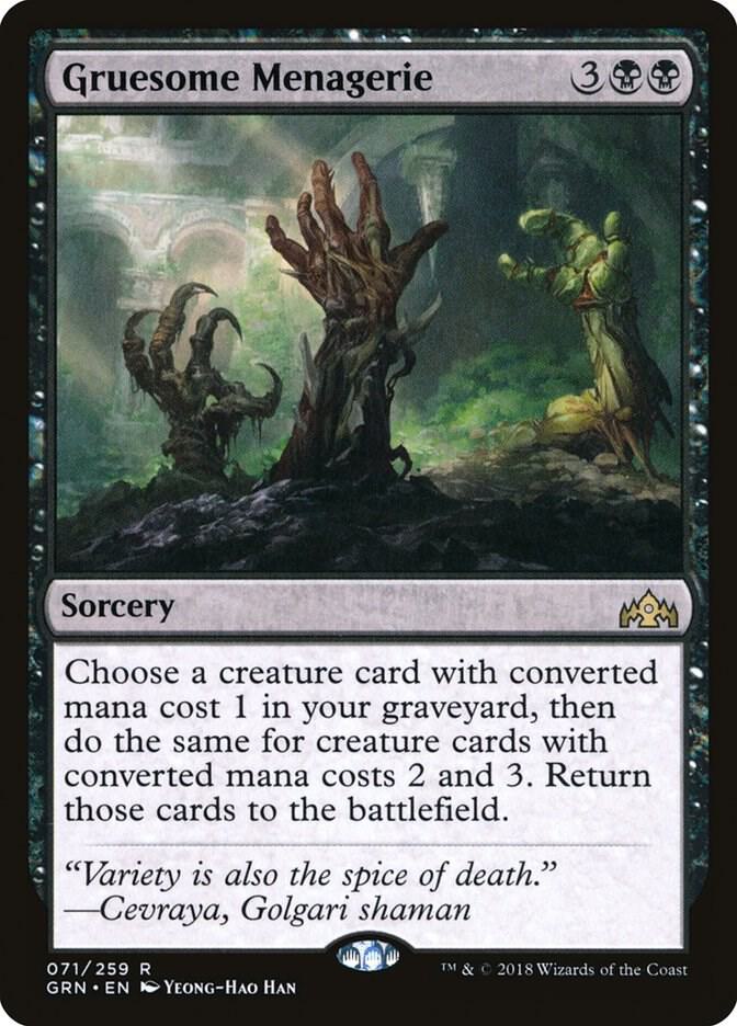 Gruesome Menagerie [Guilds of Ravnica] 71